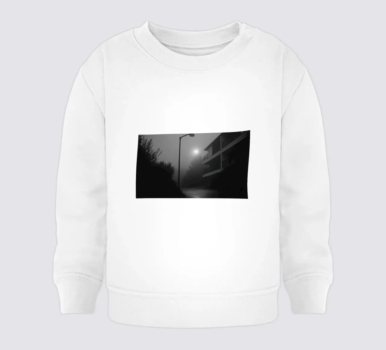 Nebbia notturna felpa neonato da Black & White
