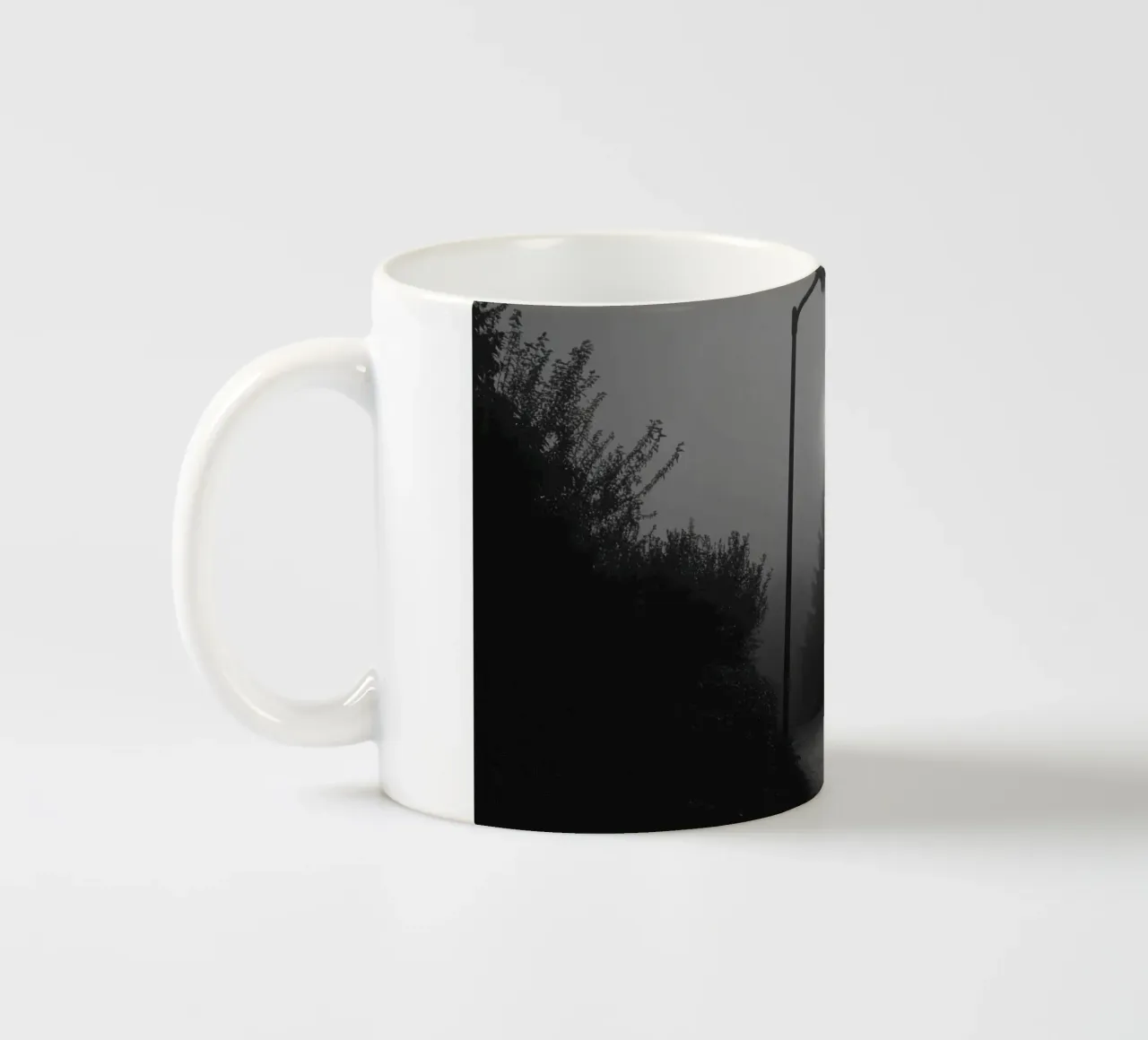Nebbia notturna tazza in ceramica da Black & White