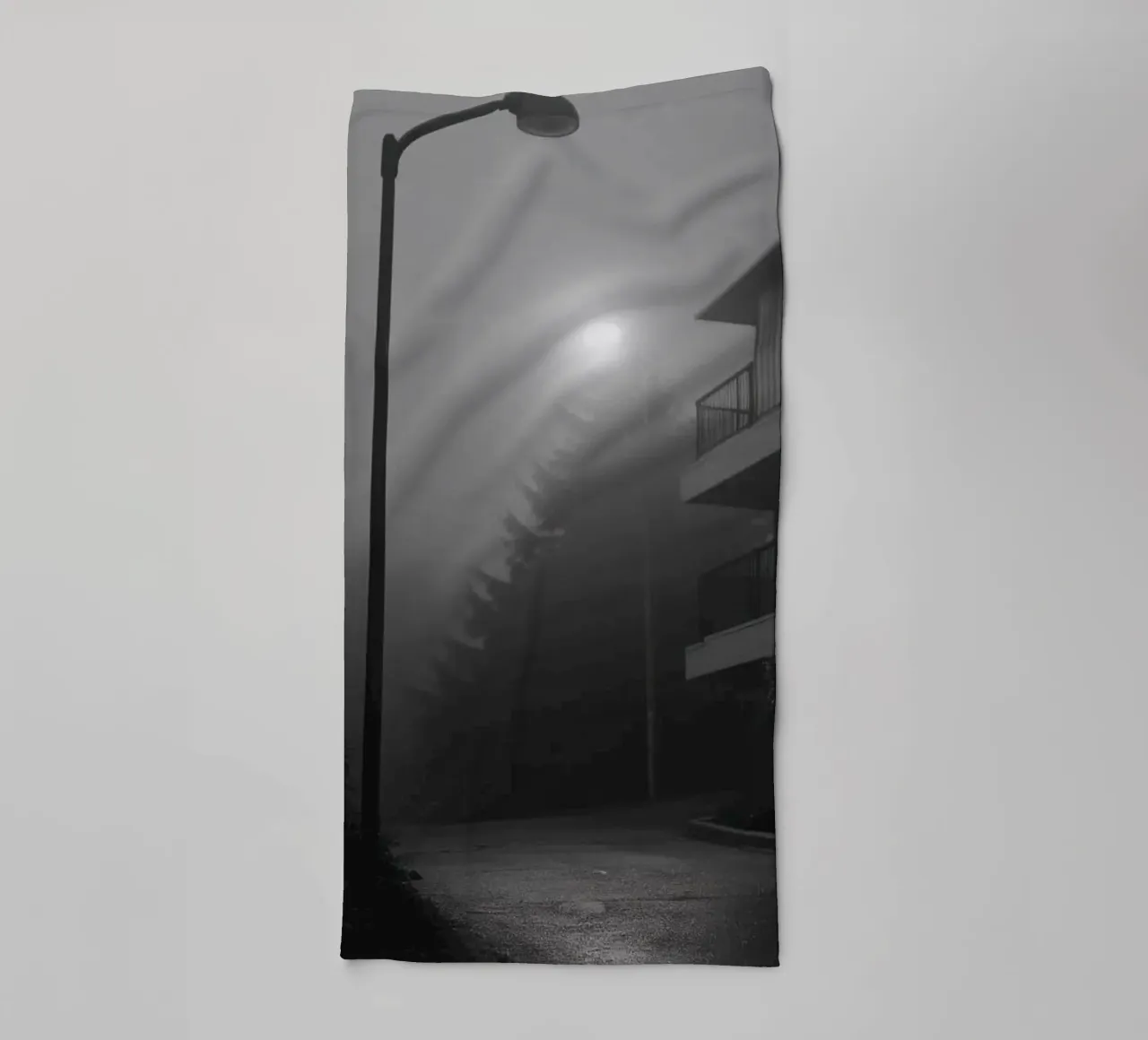 Nebbia notturna asciugamano da bagno da Black & White