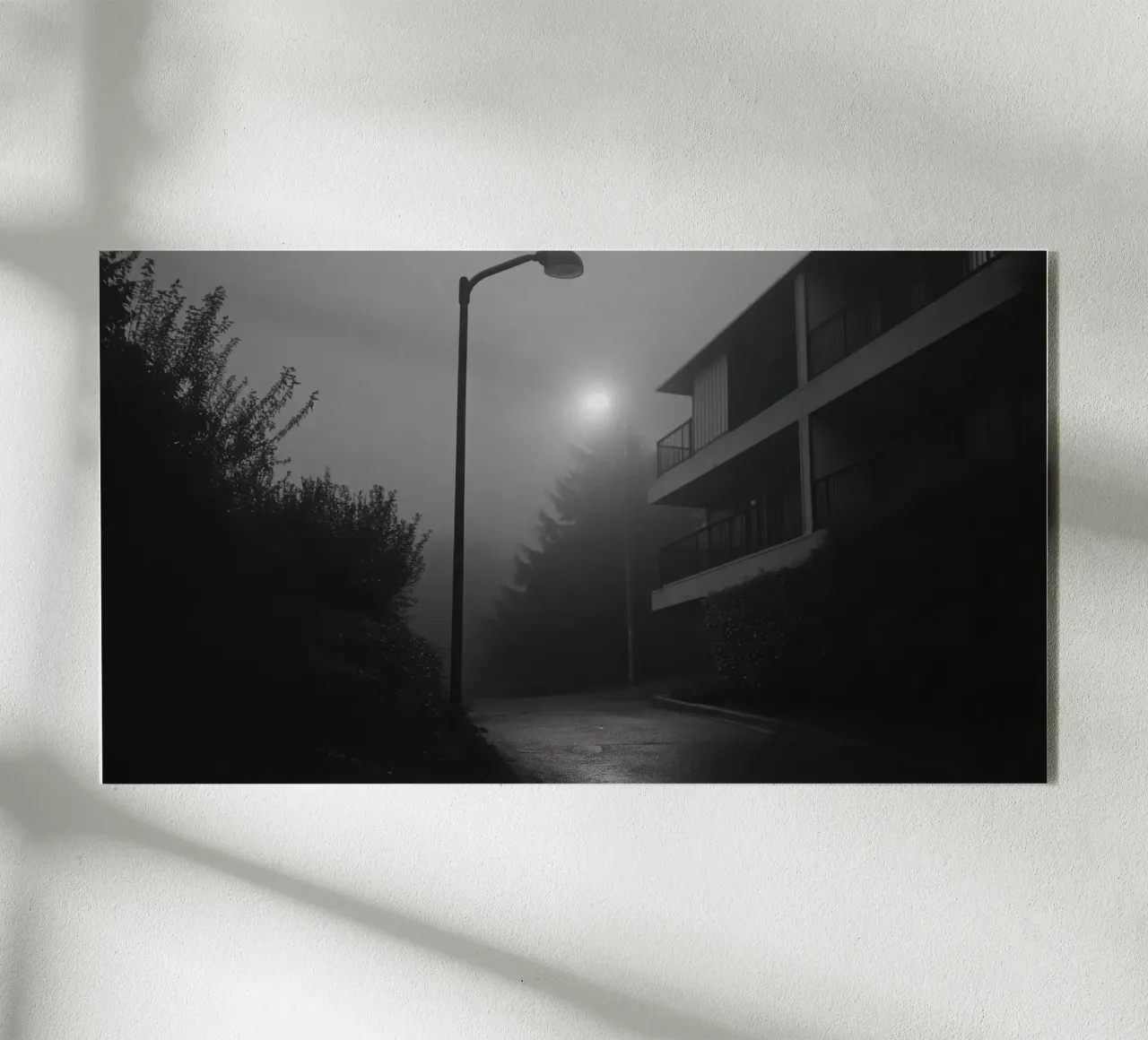 Nebbia notturna plexiglass da Black & White