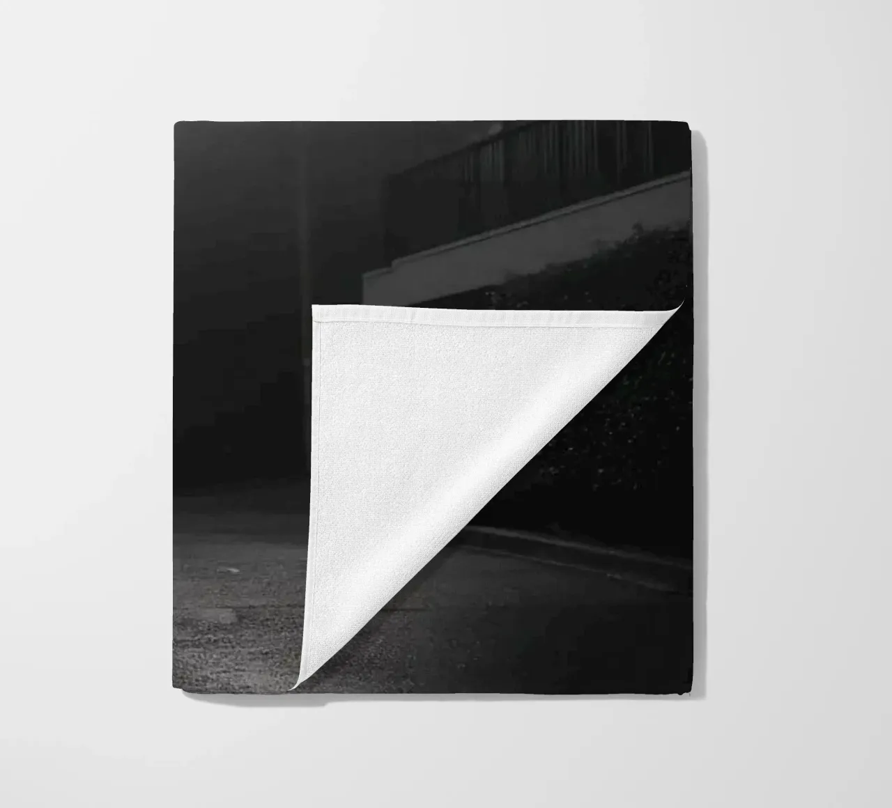 Nebbia notturna telo mare da Black & White