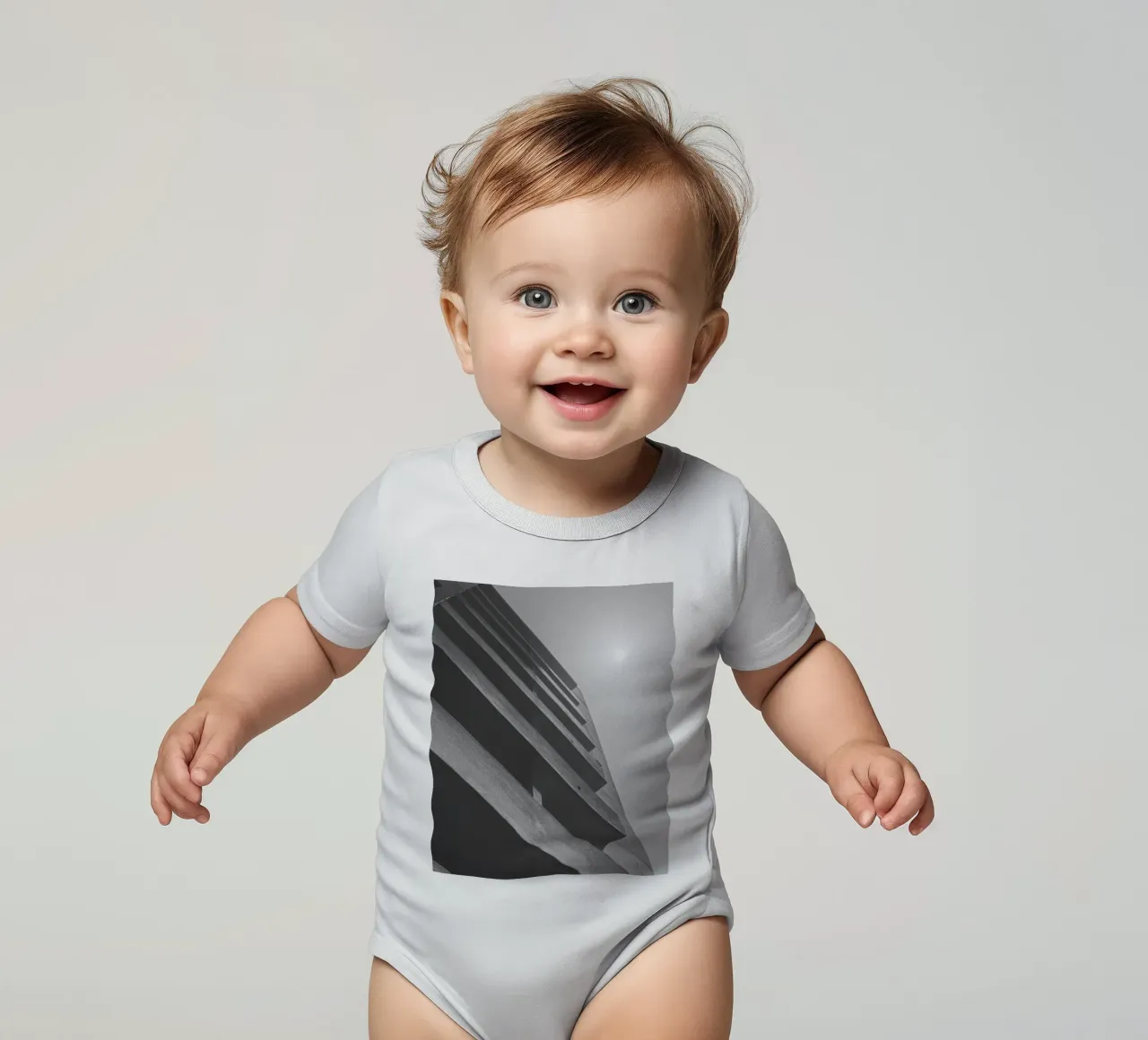 Géométrie Verticale body bébé de Black & White