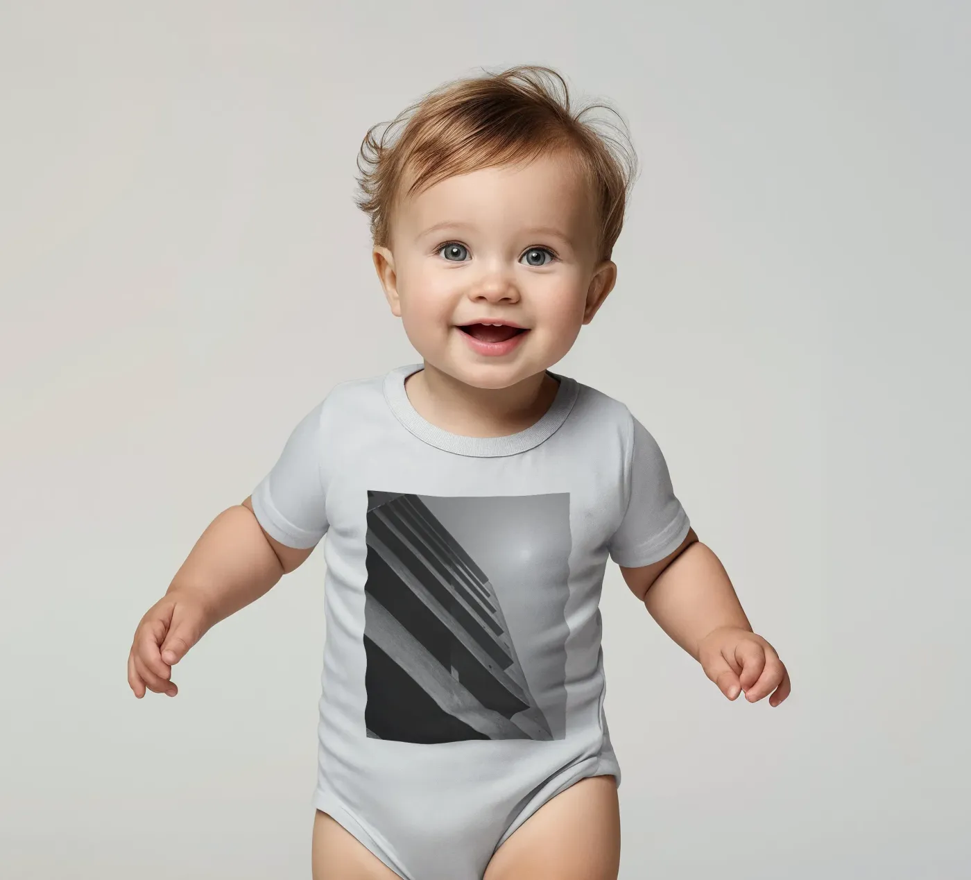 Vertical geometry body bébé de Black & White
