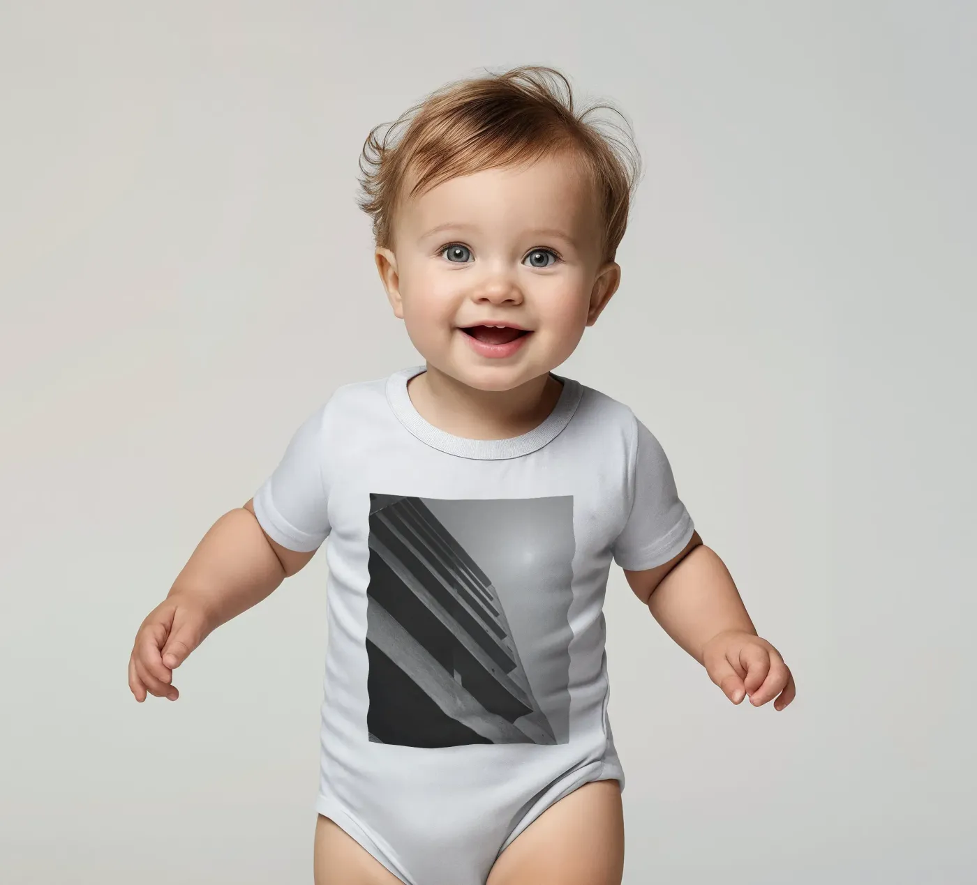 Vertical geometry body bébé de Black & White