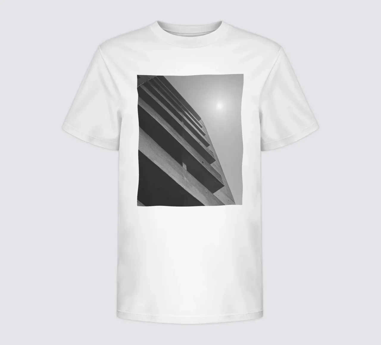 Vertical geometry t-shirt bambini da Black & White