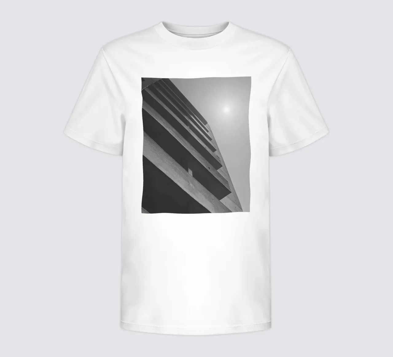 Vertical geometry t-shirt bambini da Black & White