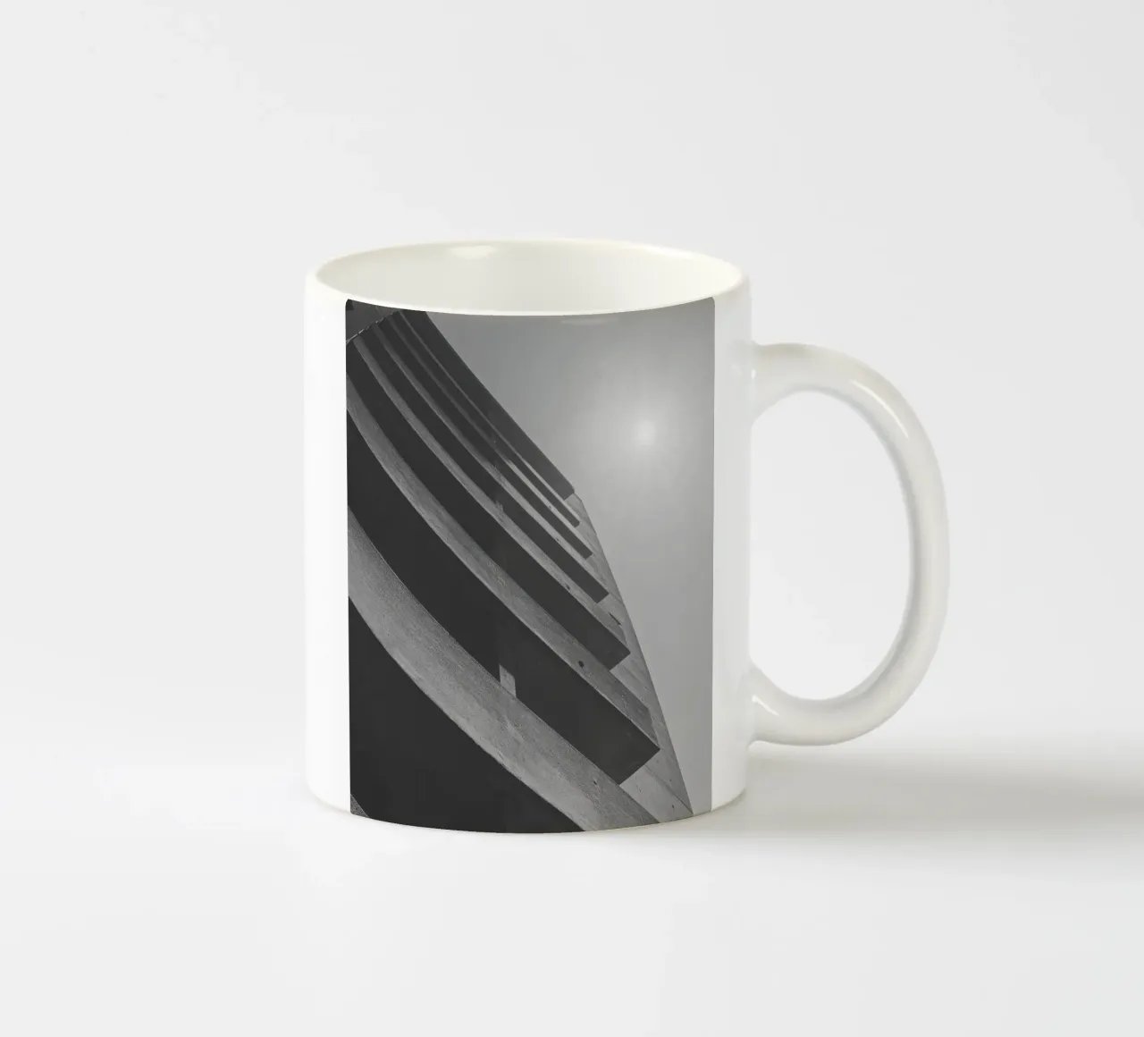 Geometria verticale tazza in ceramica da Black & White