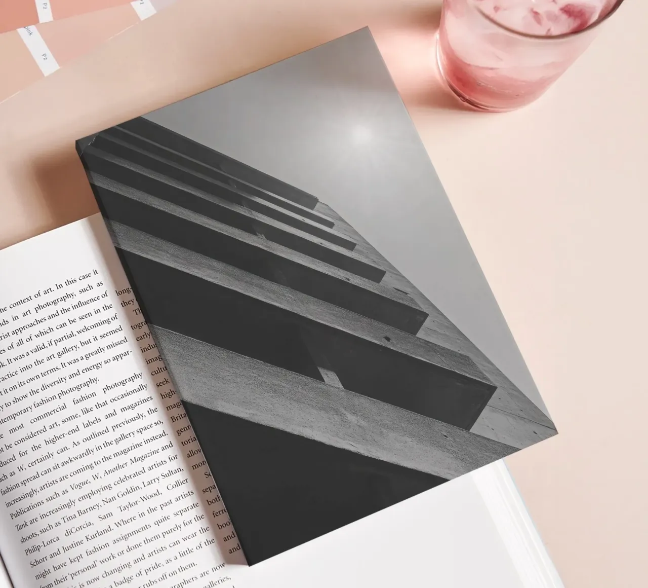 Vertical geometry notebook by Black & White