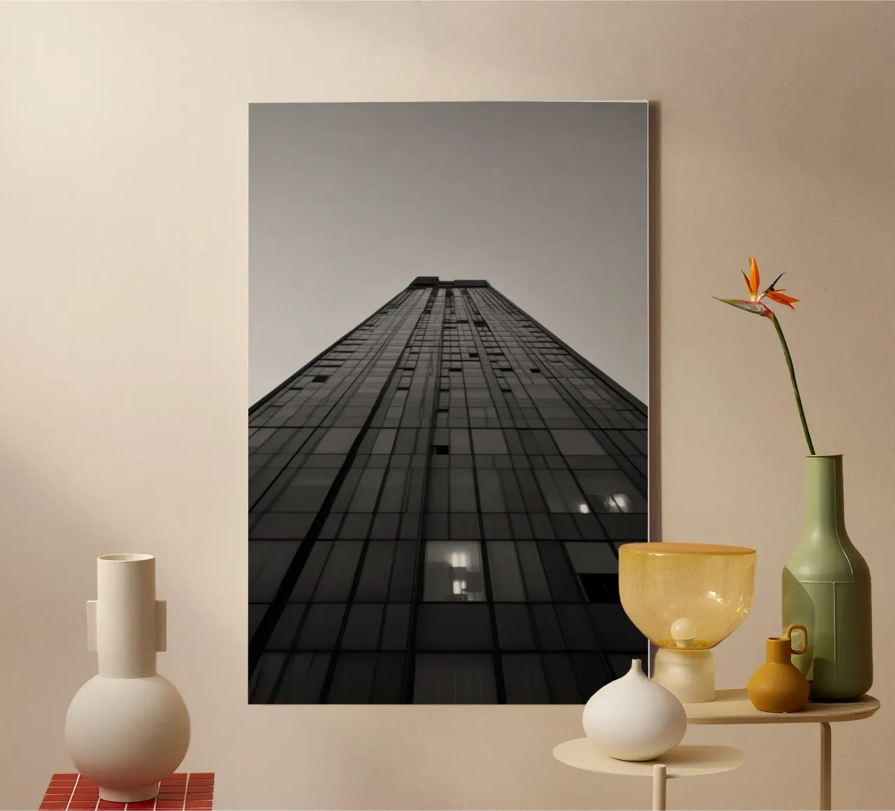 Vertige Urbain canvas by Black & White