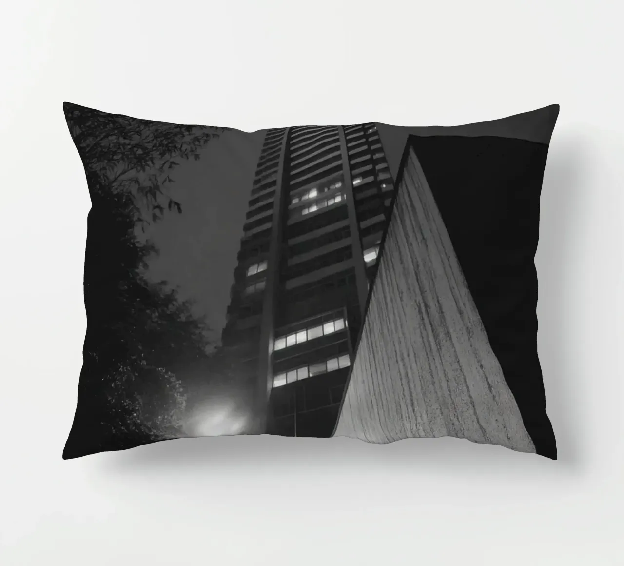 Hemelvaart Nocturne kussen van Black & White