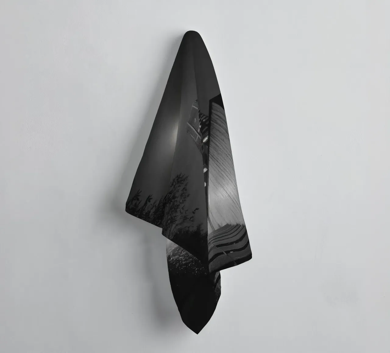 Ascension Nocturne towel by Black & White