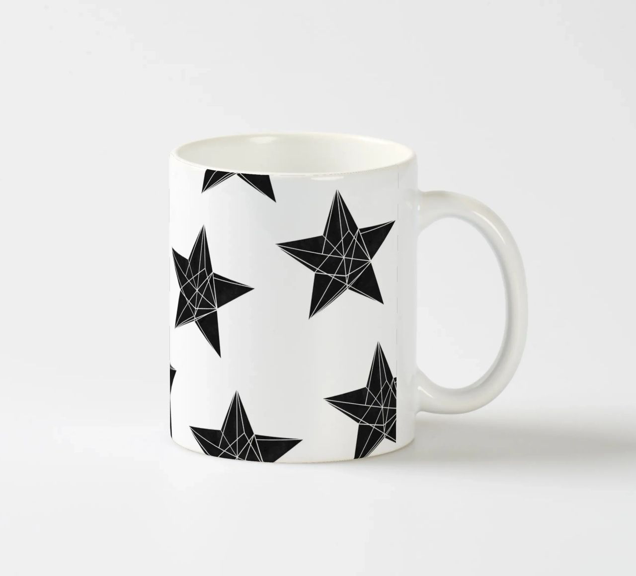 Polygon stars II tazza in ceramica da BAINAI