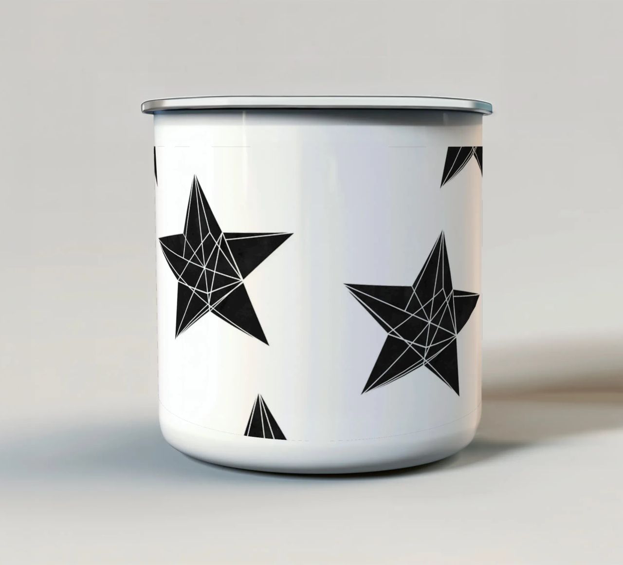 Polygon stars II tazza in smalto da BAINAI