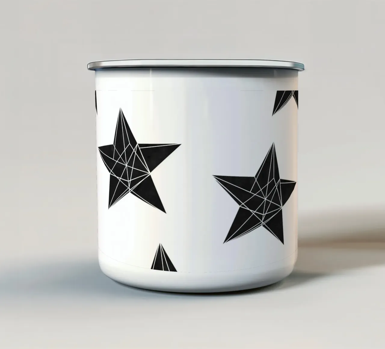 Polygon stars II emaille mok van BAINAI