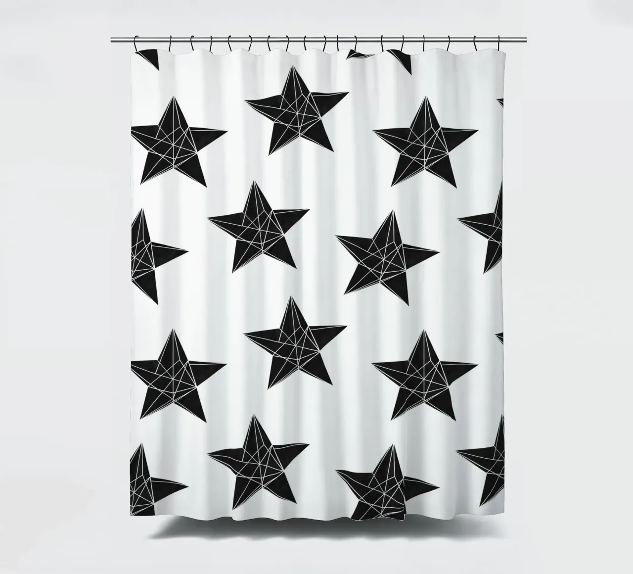 Polygon stars II Duschvorhang von BAINAI