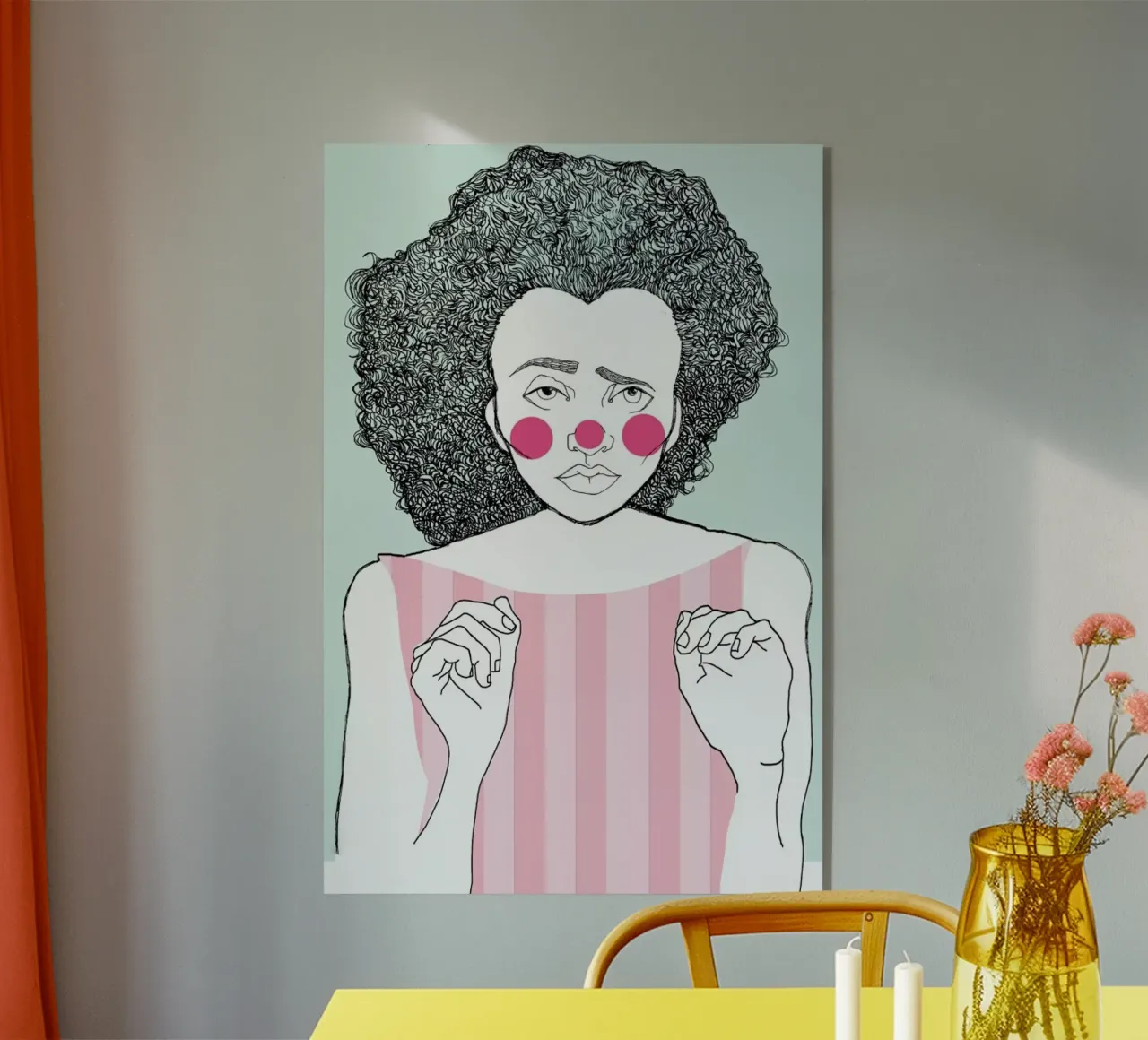 Nessie Rose plexiglass da Agnes KR Patience