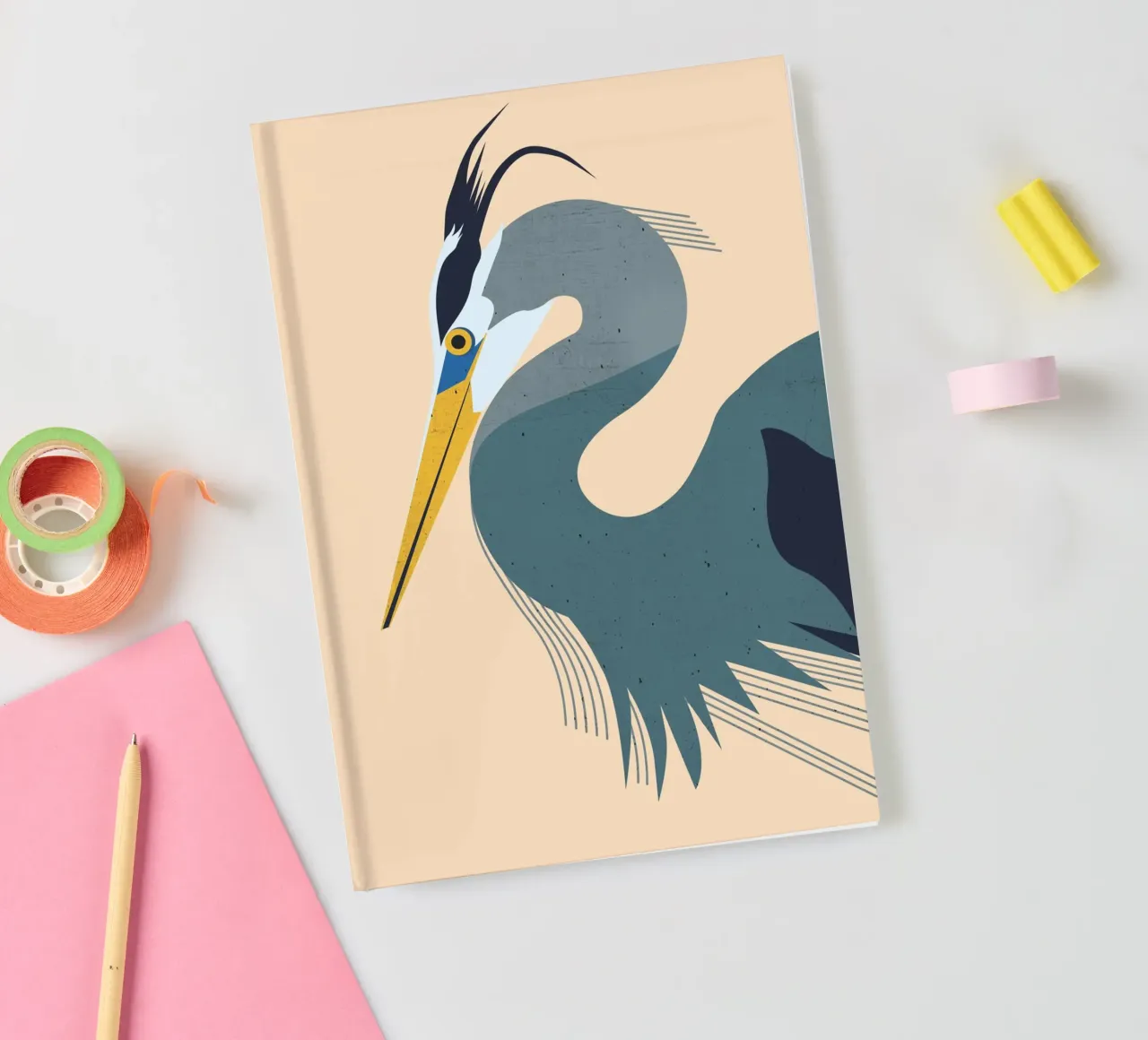 Heron notebook by DARIA IVANOVNA