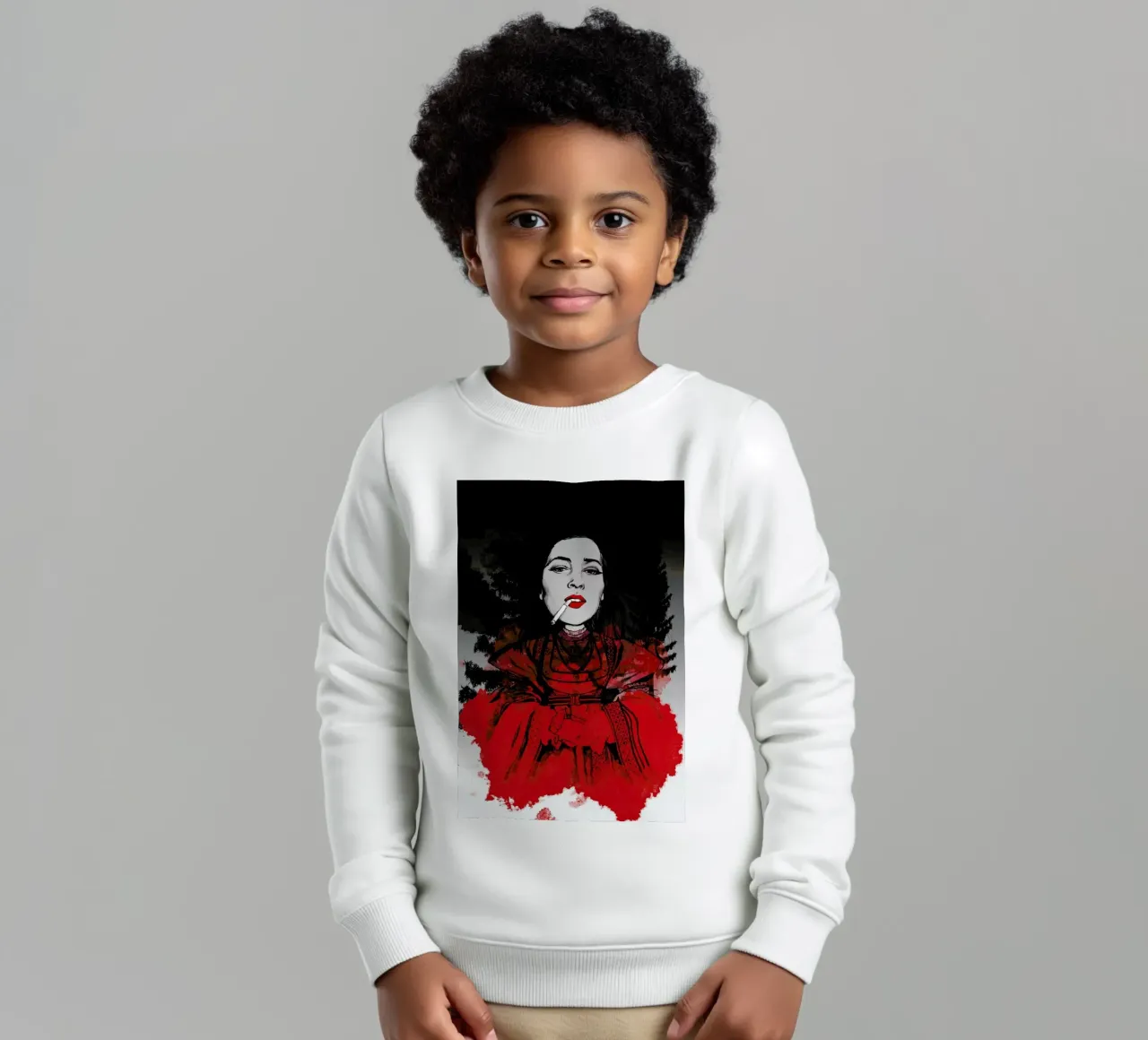 Fairy Tale Red felpa bambino da Agnes KR Patience