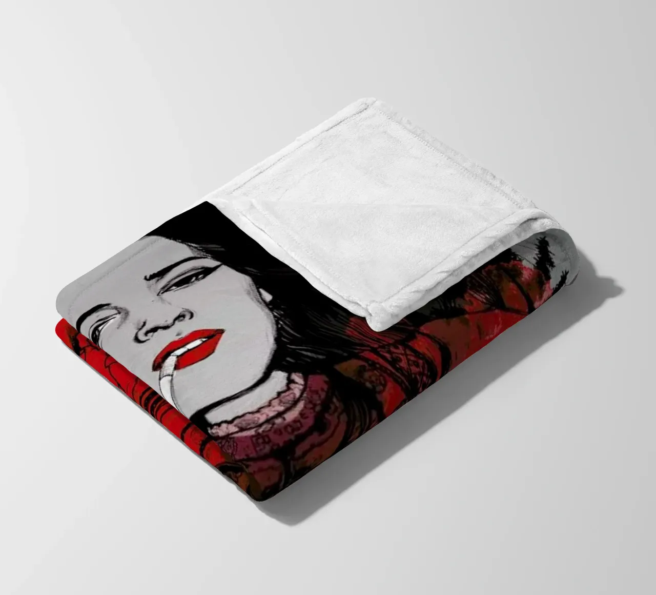 Fairy Tale Red coperta in pile da Agnes KR Patience