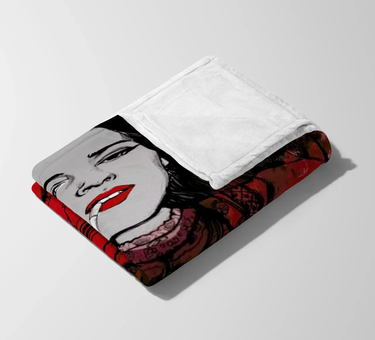 Fairy Tale Red coperta in pile da Agnes KR Patience