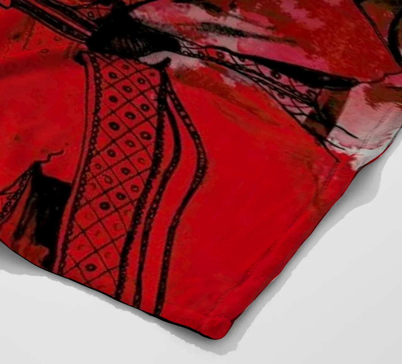 Fairy Tale Red coperta in pile da Agnes KR Patience