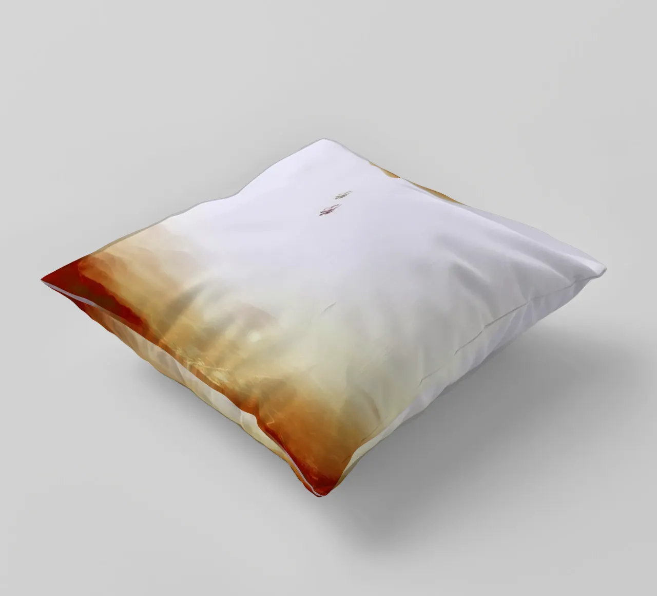 Descent of two skydivers over an alien red desert planet Kissen von Stoian Hitrov