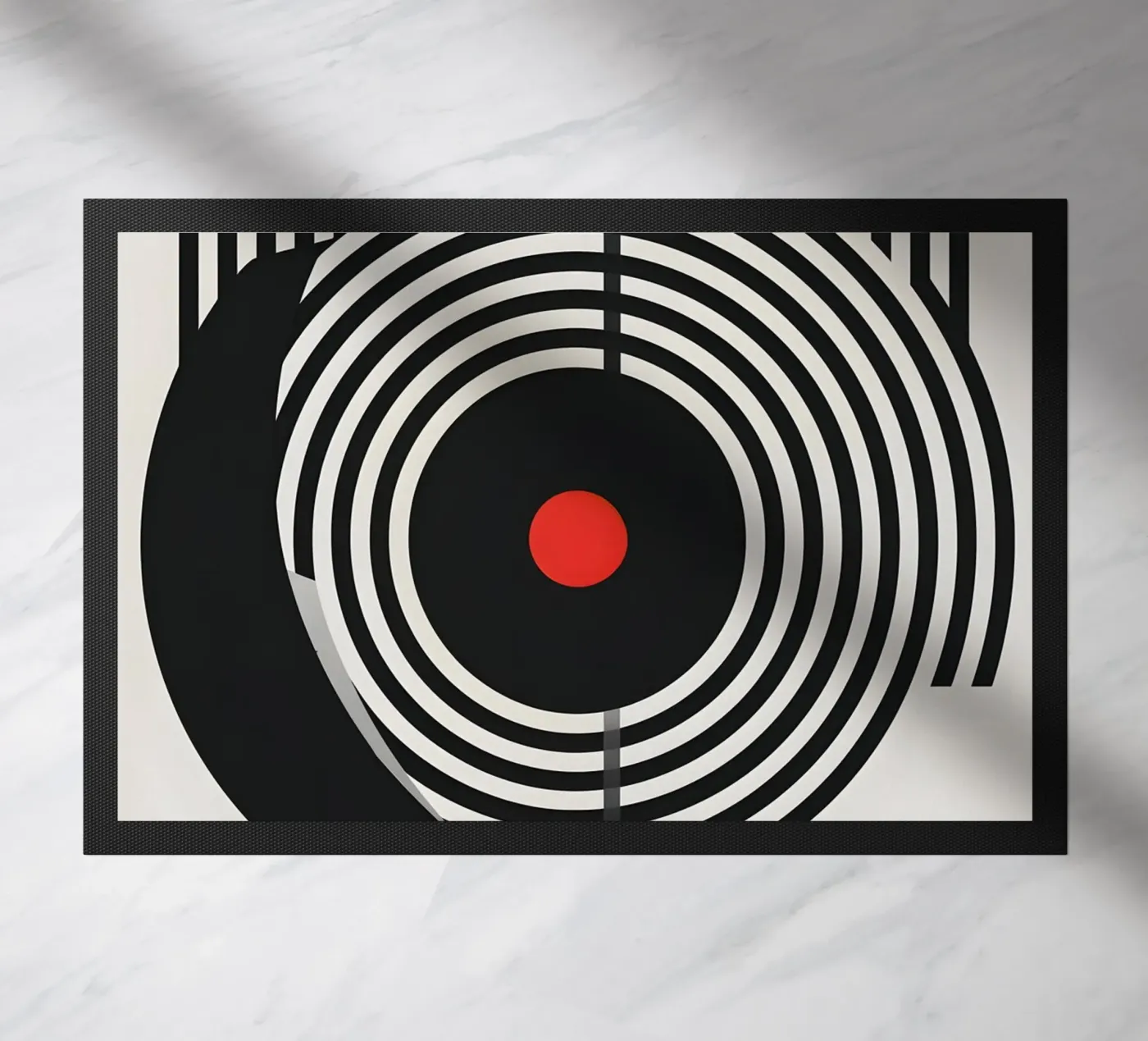 abstract circles deurmat van LisaArtes