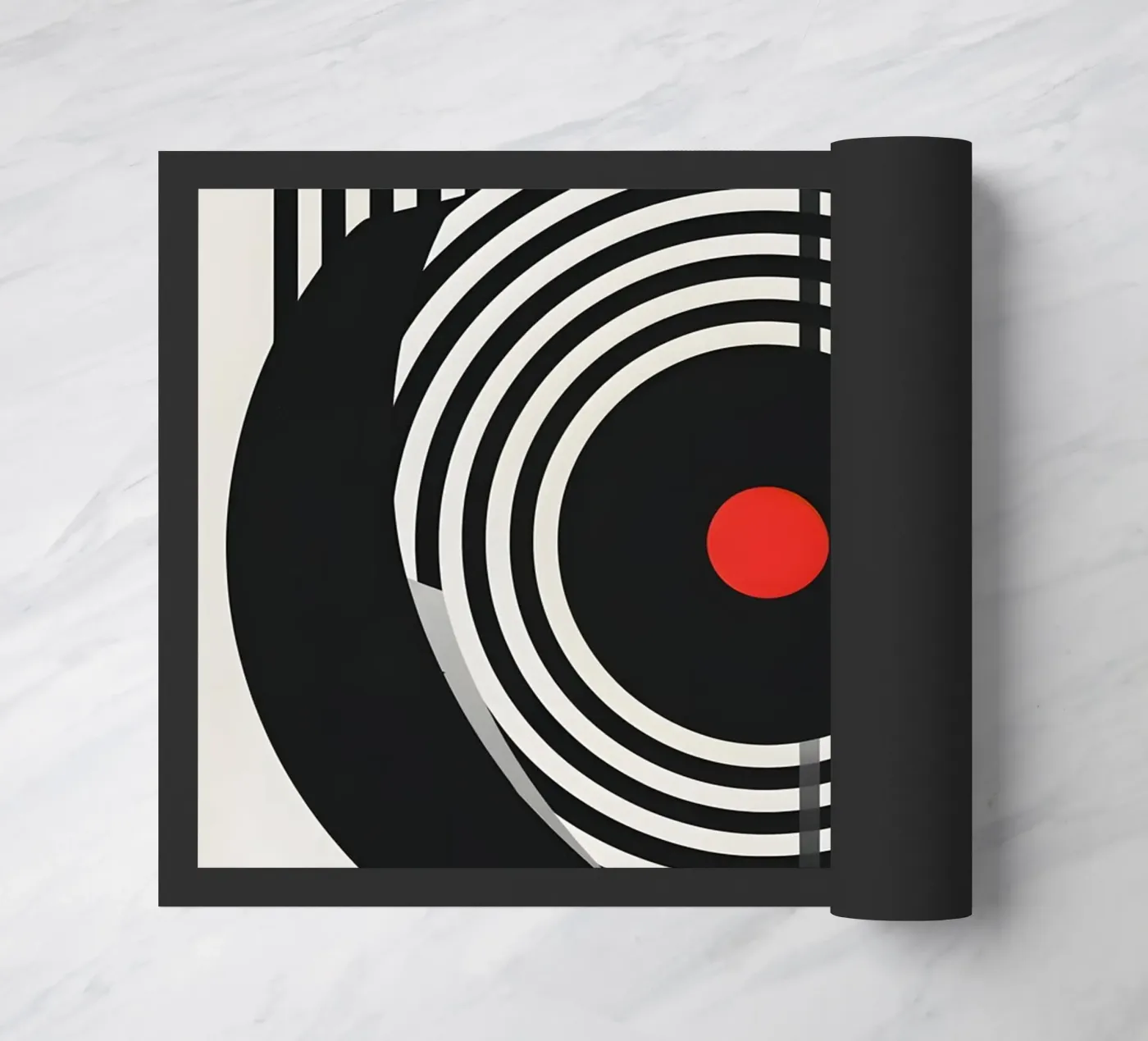 abstract circles deurmat van LisaArtes