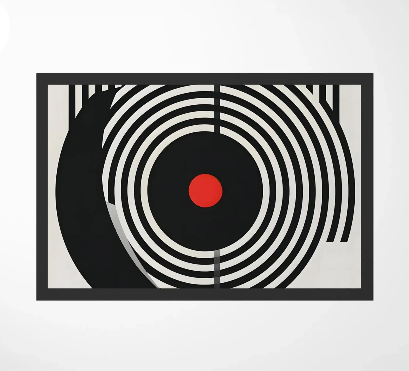 abstract circles deurmat van LisaArtes