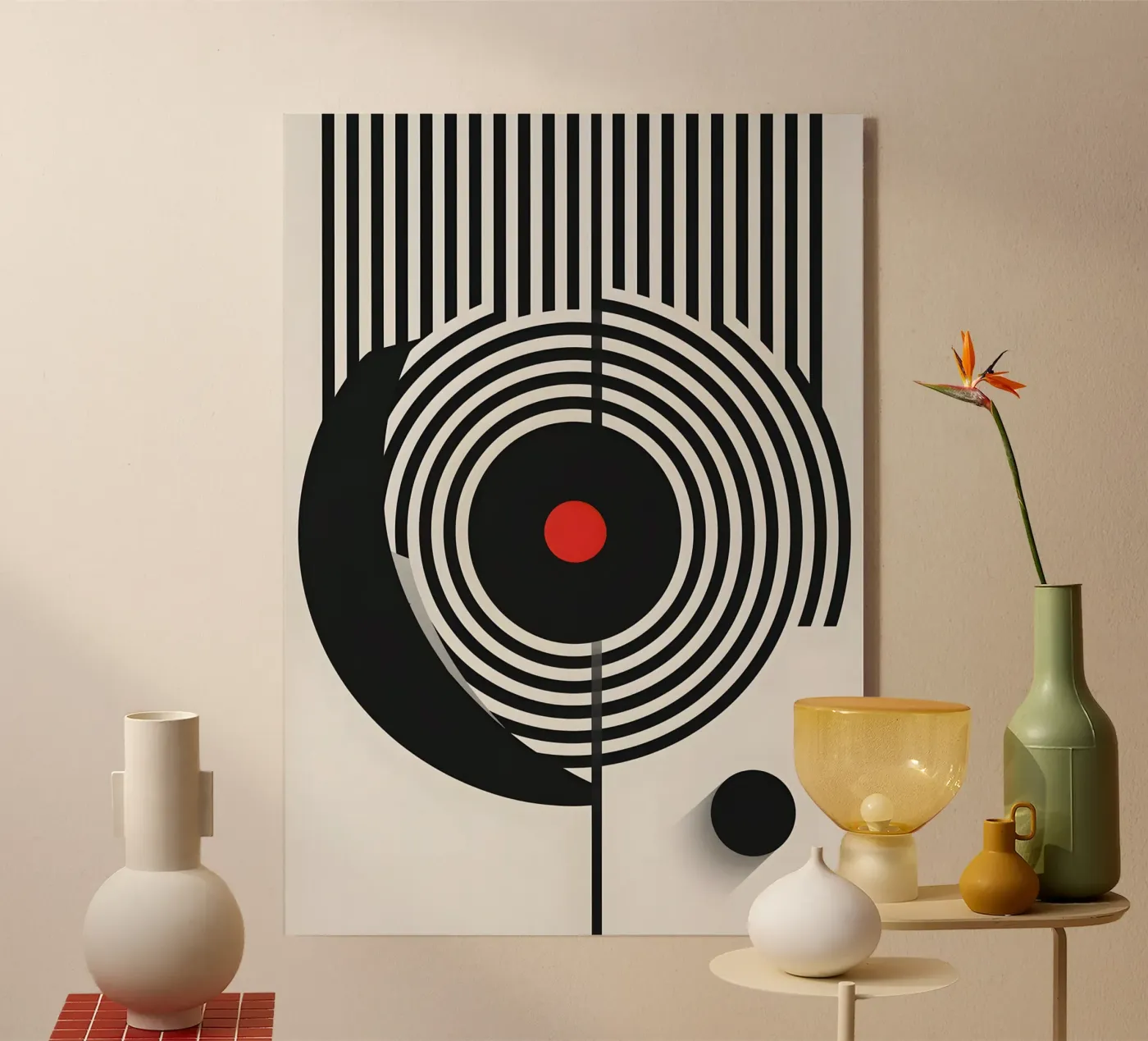 abstract circles Acryl-Glas von LisaArtes