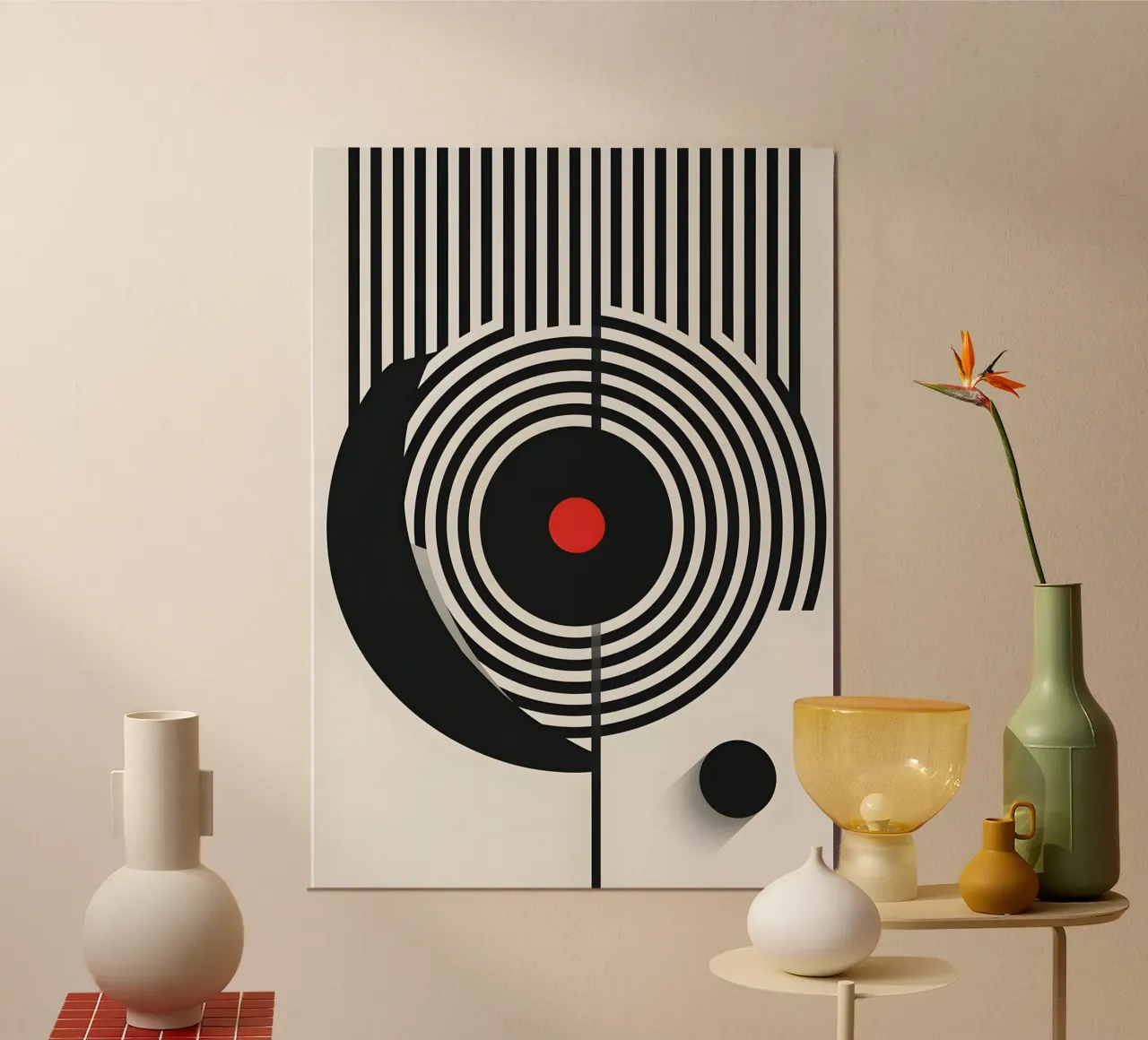 abstract circles alluminio dibond da LisaArtes
