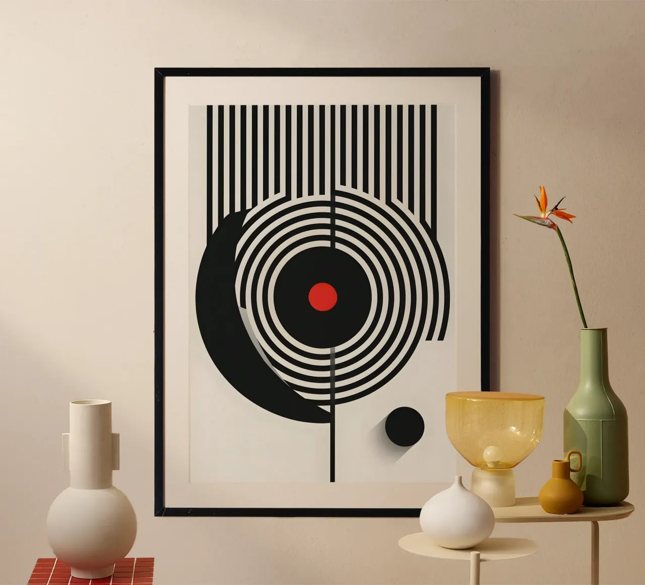 abstract circles carta hahnemühle da LisaArtes