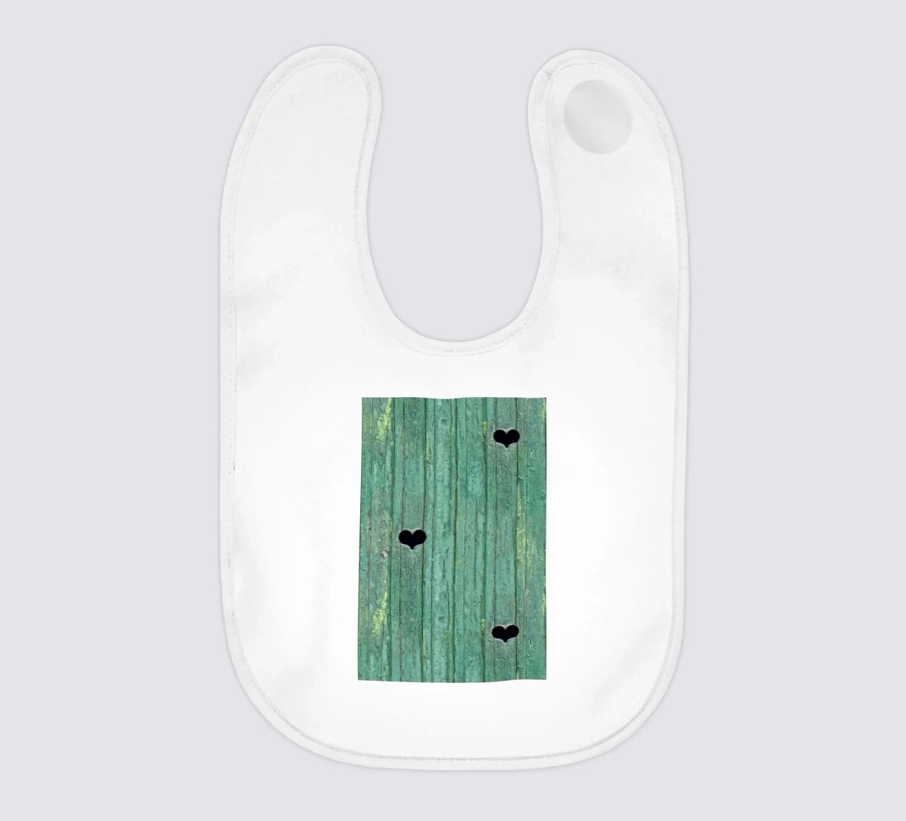 Un tocco d'amore rustico - Porta in legno con ritagli di cuore bavaglino da Curious Collections by Marielle Leenders