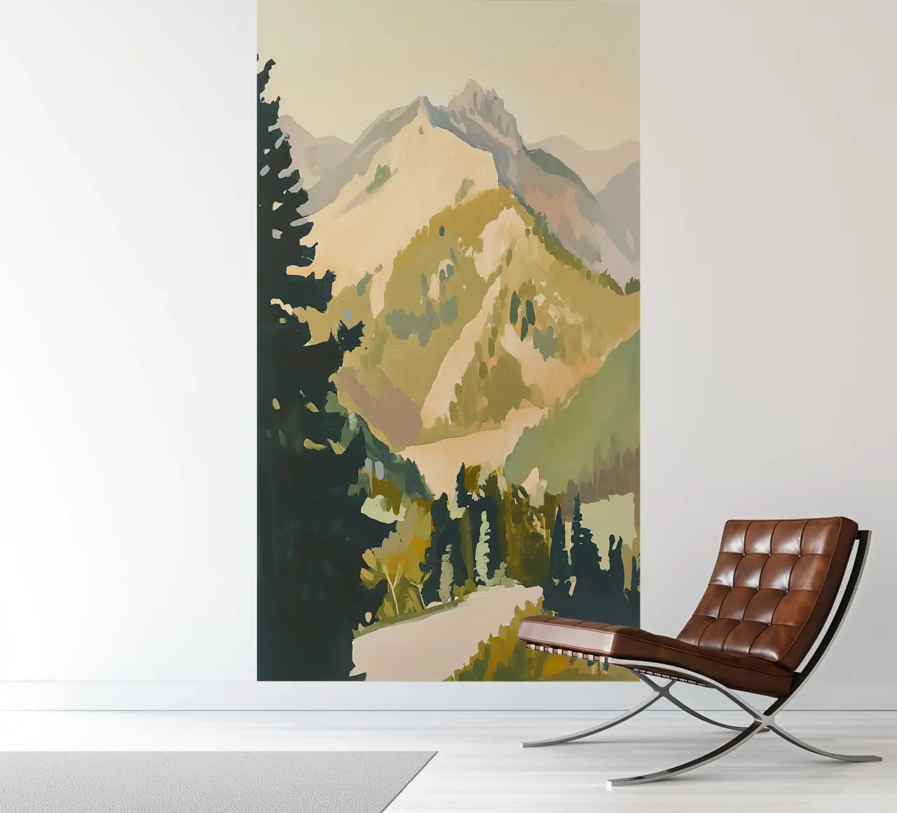 Mountains Landscape Trees Forest photo wallpaper by Euphoria Theresa