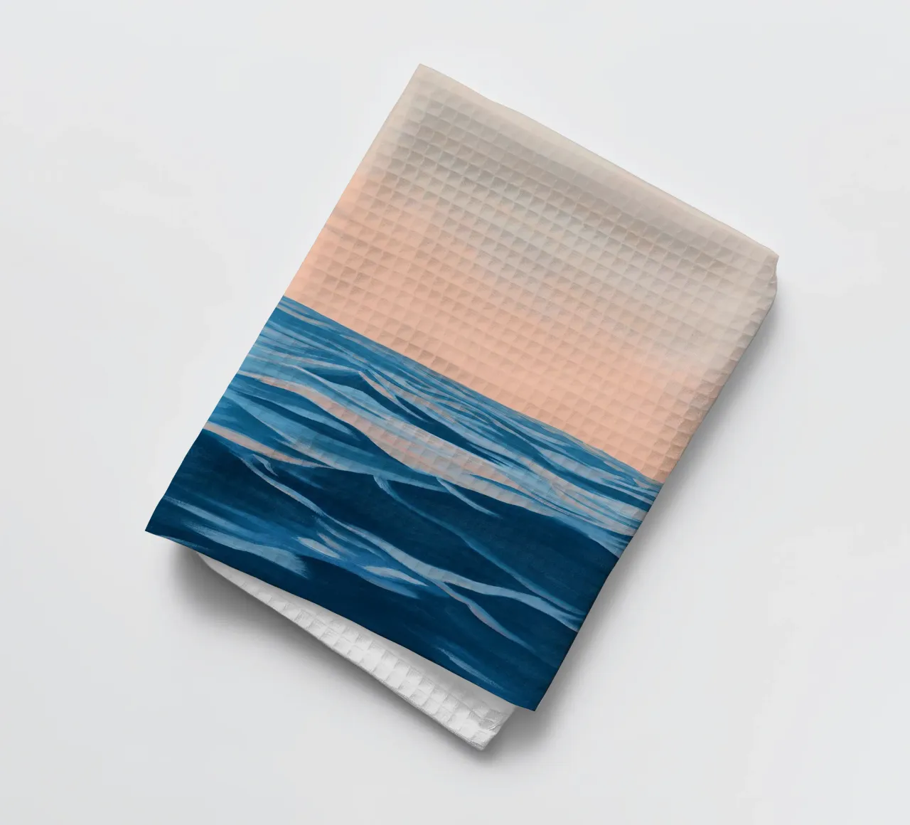 Oceano Natura Minimalista Mare Rosa canovaccio da cucina da Euphoria Theresa