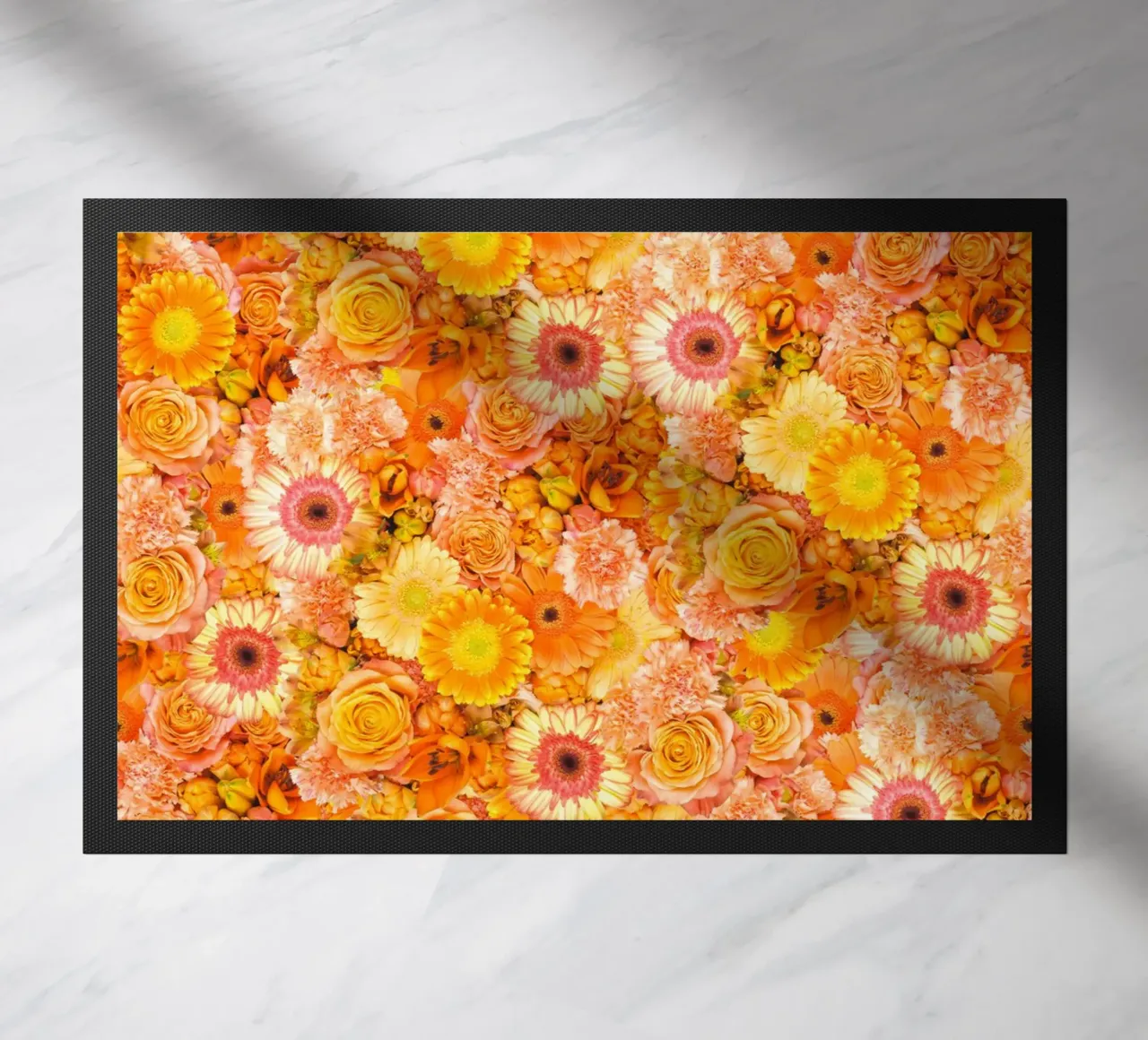 Un mare di arancione - Fiori in piena fioritura zerbino da Curious Collections by Marielle Leenders
