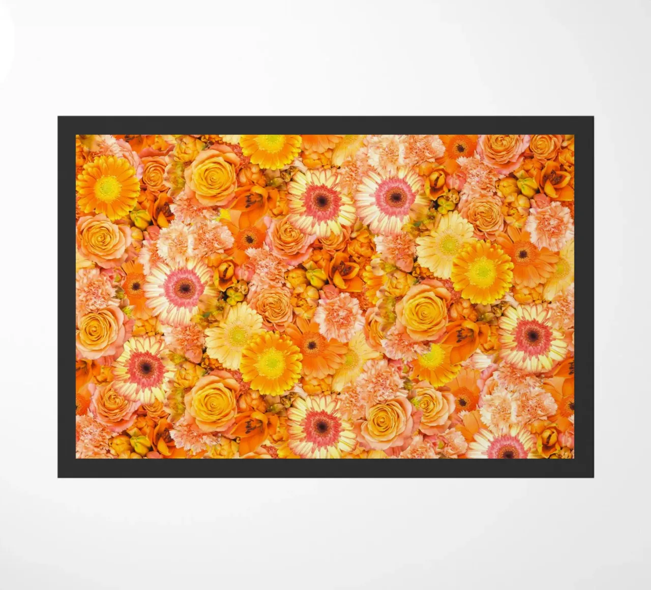 Un mare di arancione - Fiori in piena fioritura zerbino da Curious Collections by Marielle Leenders