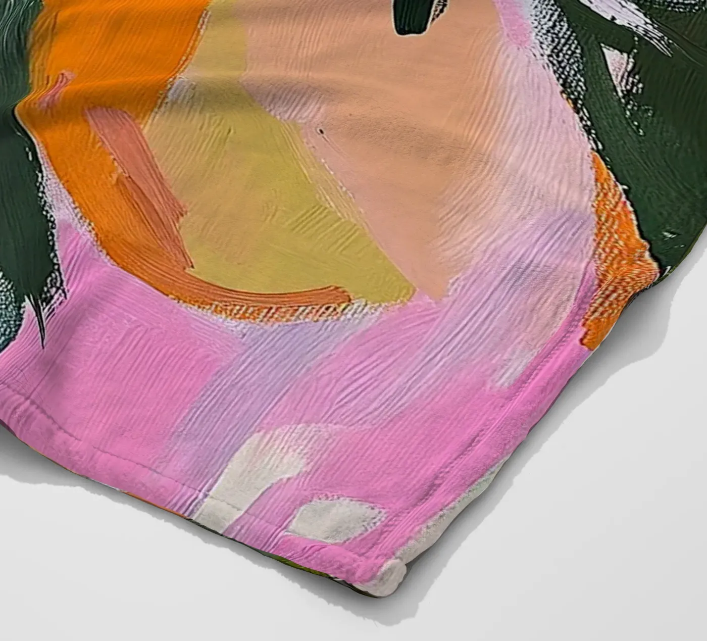 Orangen fleecedeken van Euphoria Theresa