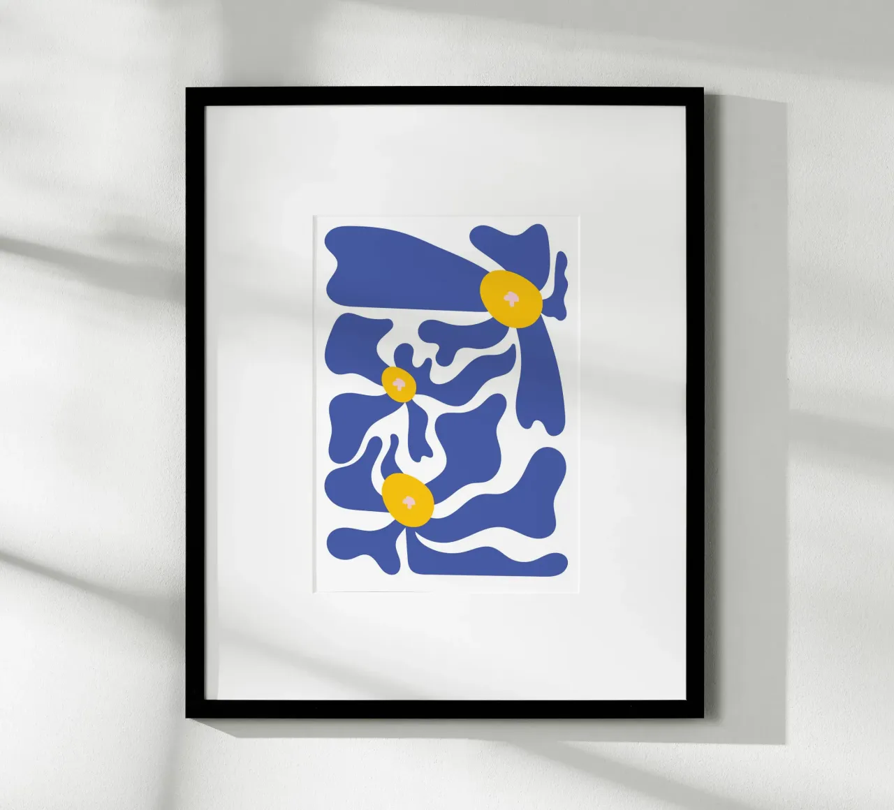 Floral Botanical Art Print, Bright Abstract Flower Botanical poster by pdigitalprints