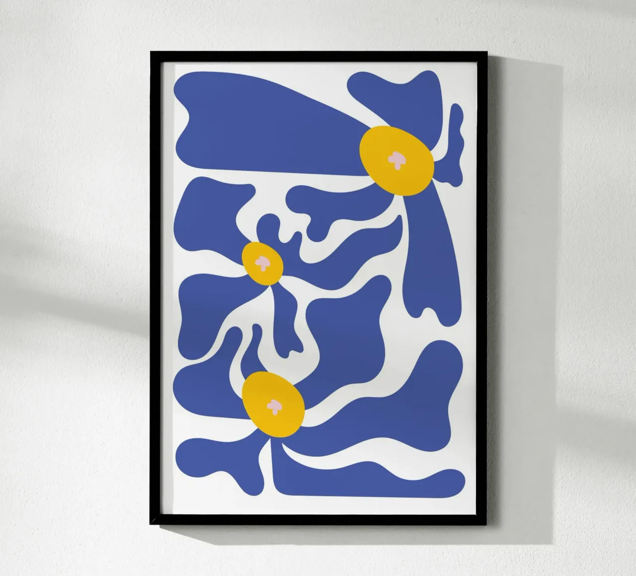 Floral Botanical Art Print, Bright Abstract Flower Botanical poster by pdigitalprints