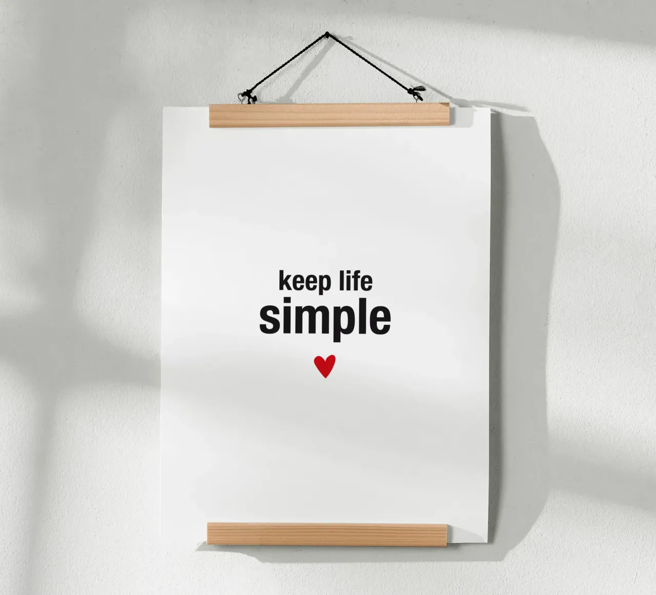 keep life simple poster da Meridian Design