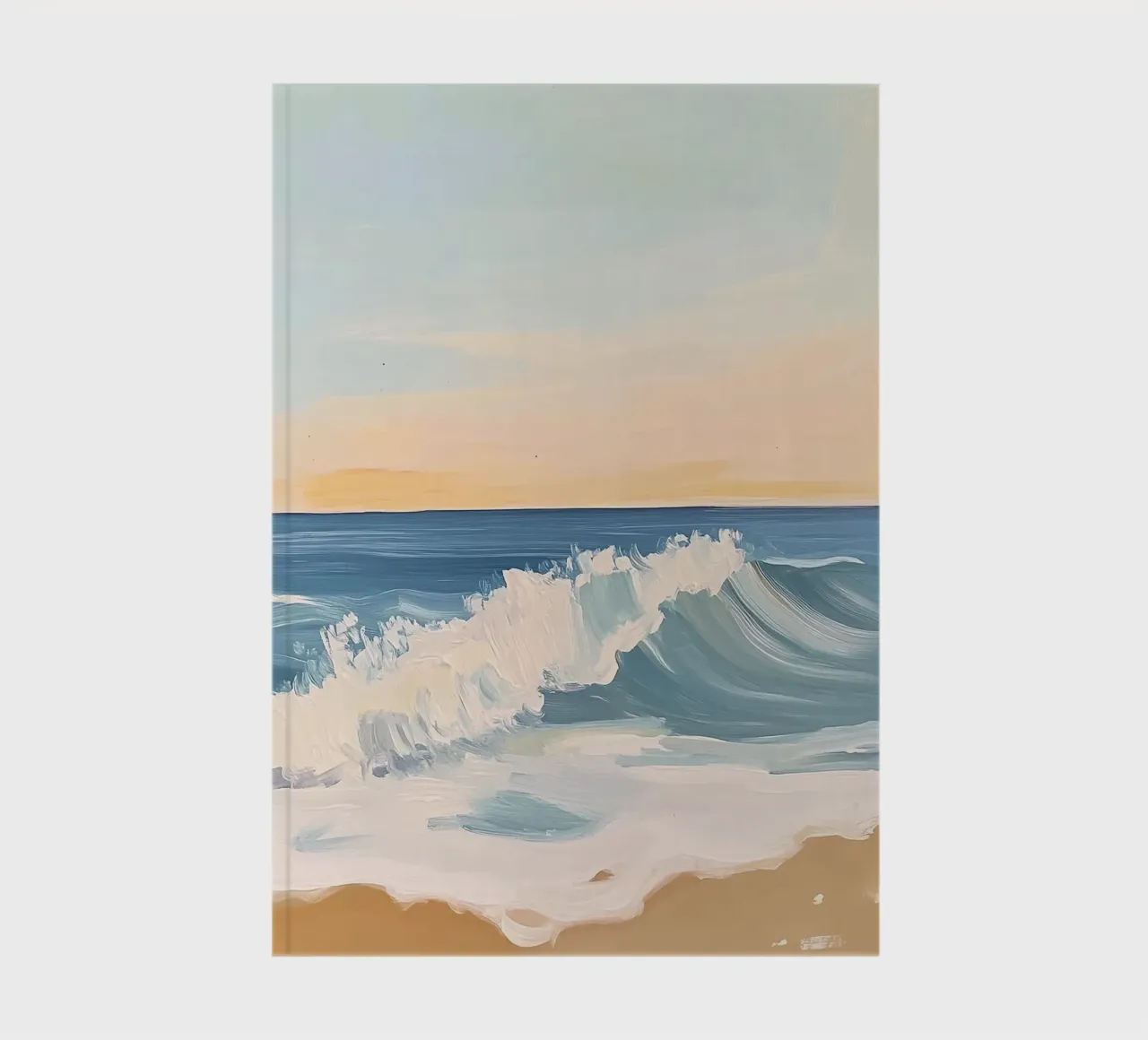 Sea Beach Nature Ocean Waves notebook by Euphoria Theresa