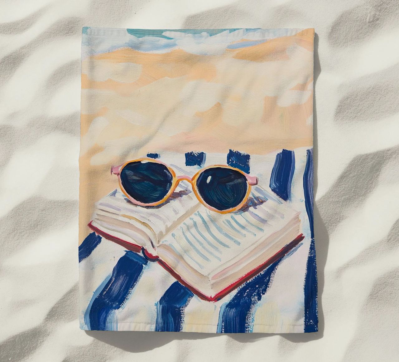 Spiaggia Lettura Mare Libro Vacanza Estate telo mare da Euphoria Theresa