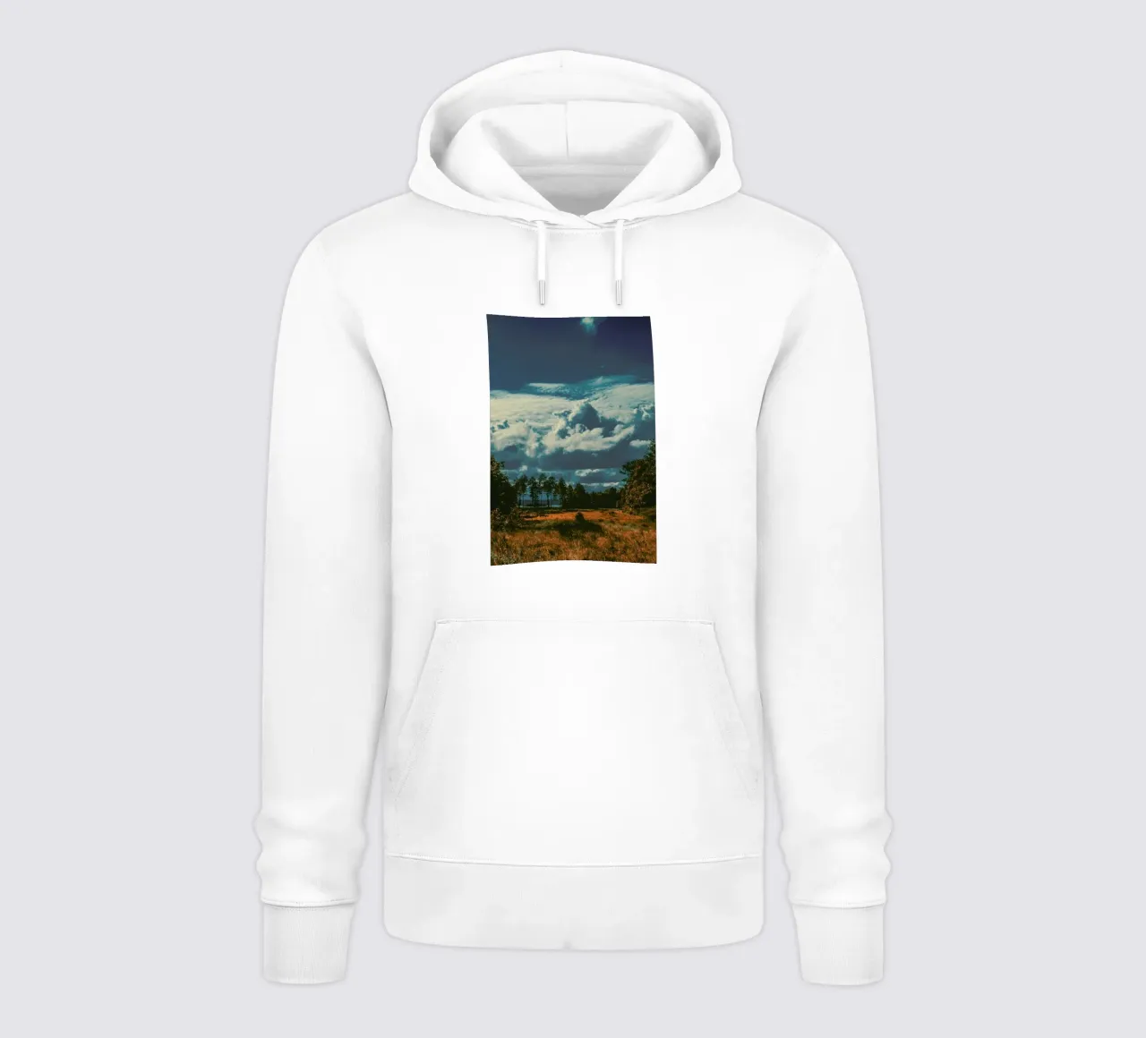 The Flat Land felpa con cappuccio da Pale Grain