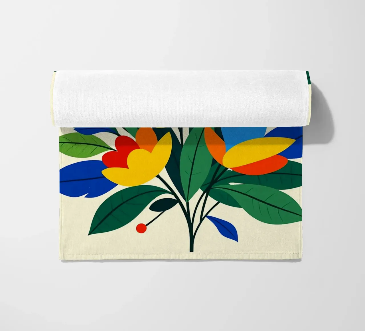 Arte botanica astratta telo mare da Organic Aesthetics