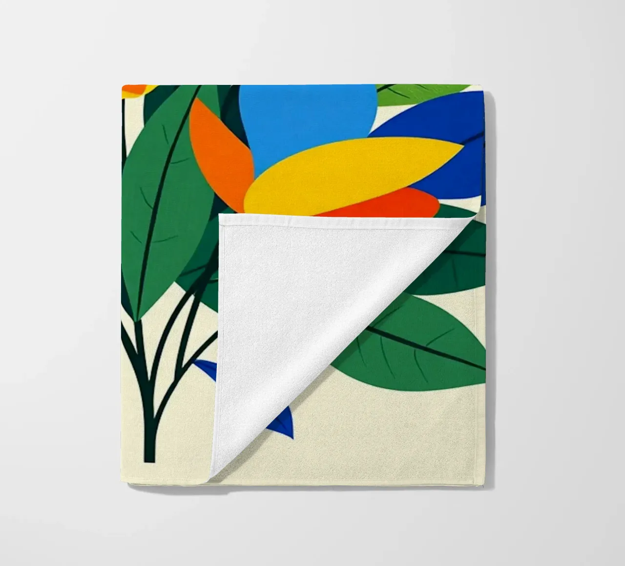 Arte botanica astratta telo mare da Organic Aesthetics