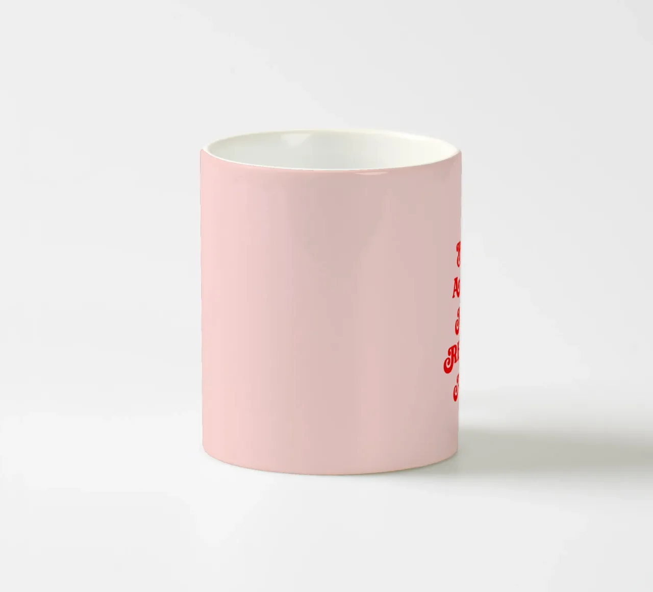 A book a day keeps reality away quote ceramic mug by Paigaam Studio