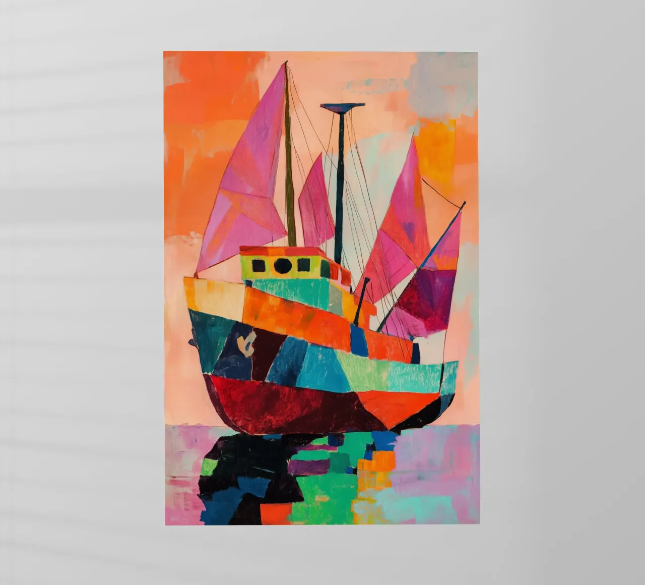 Pink Sails pellicola backlit da treechild