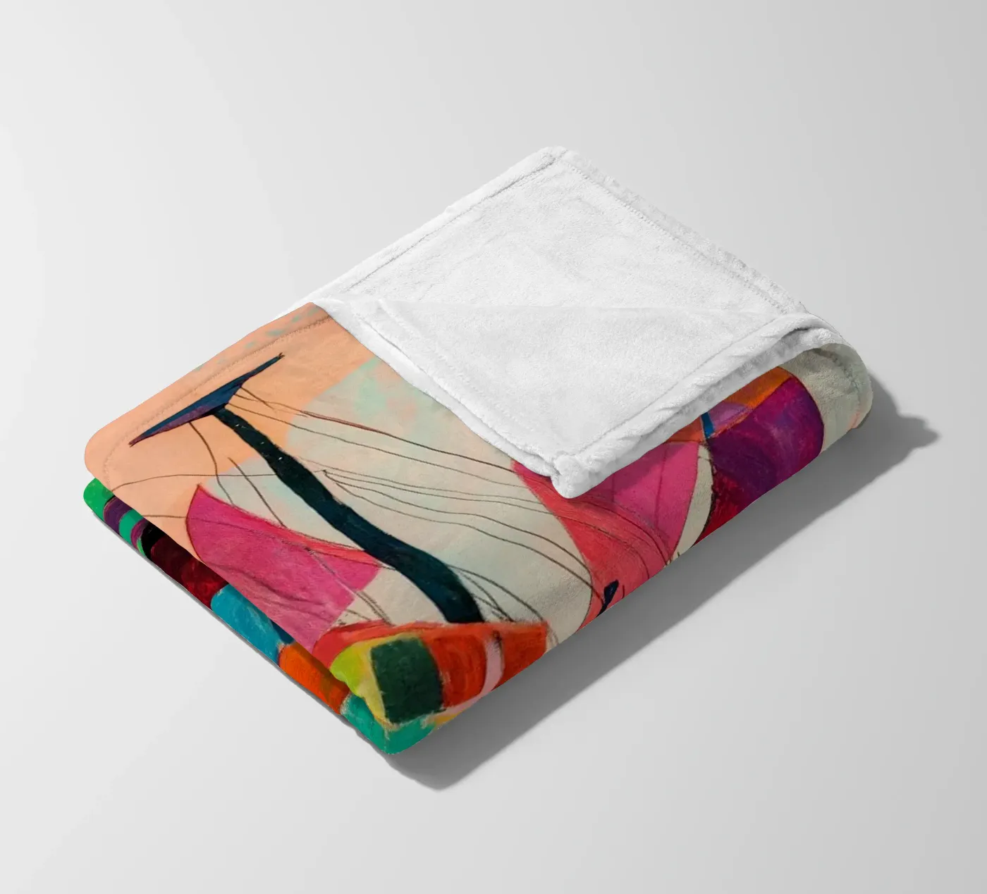 Pink Sails Fleecedecke von treechild