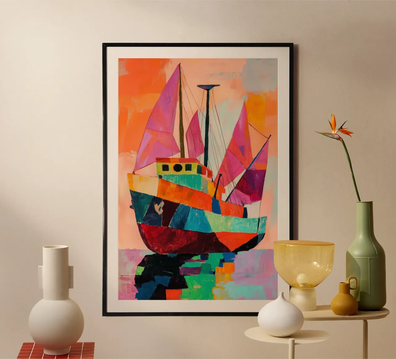Pink Sails poster da treechild